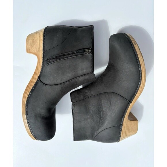 Dansko Maria Black Nubuck Boots EU 38 - Picture 8 of 10